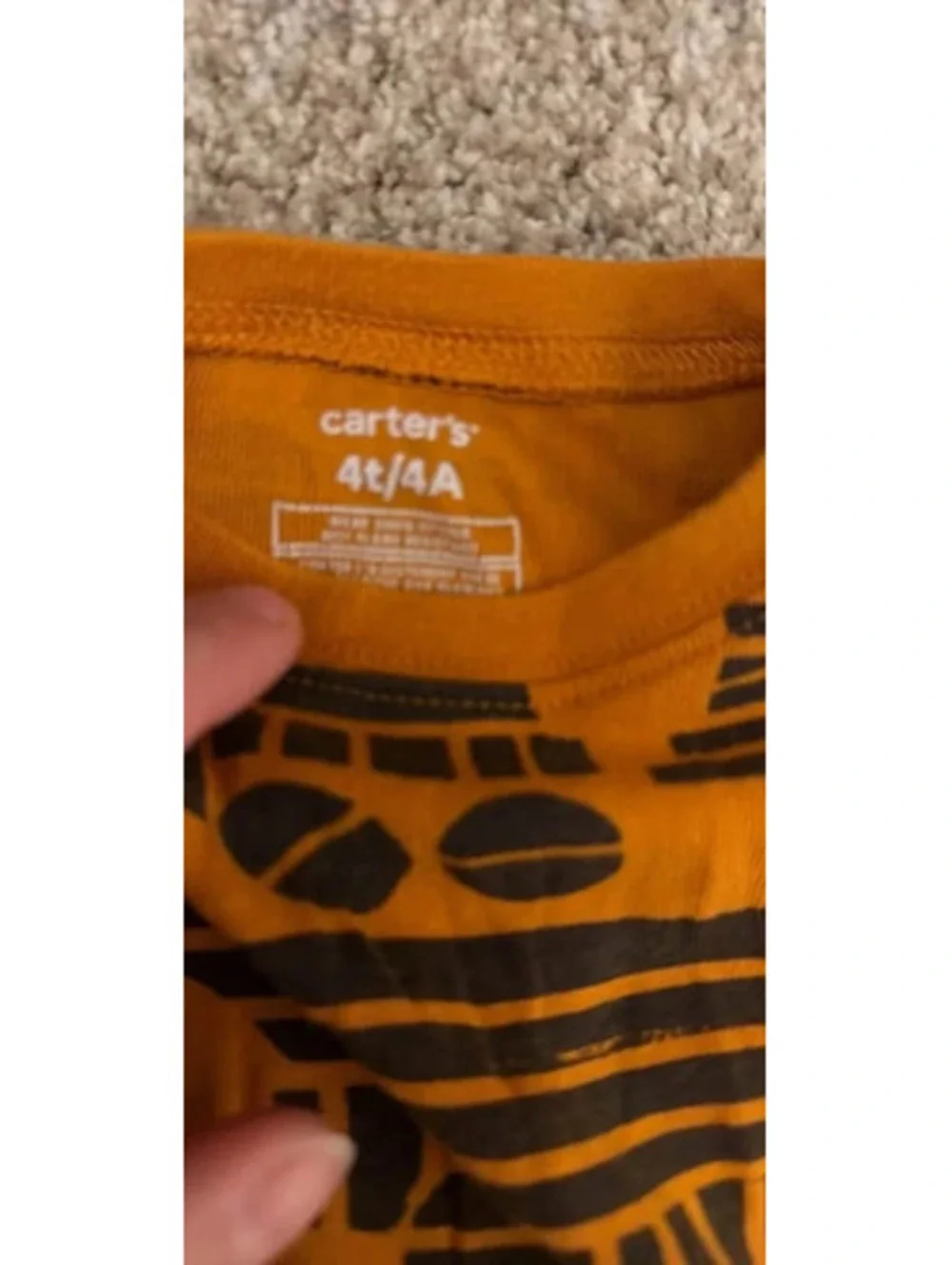 Carters vibrant orange